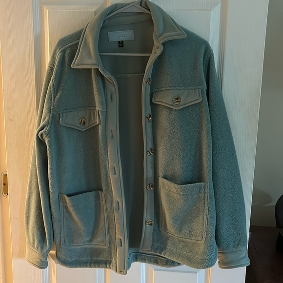 Blank NYC Fleece Button Up - Picture 1 of 3